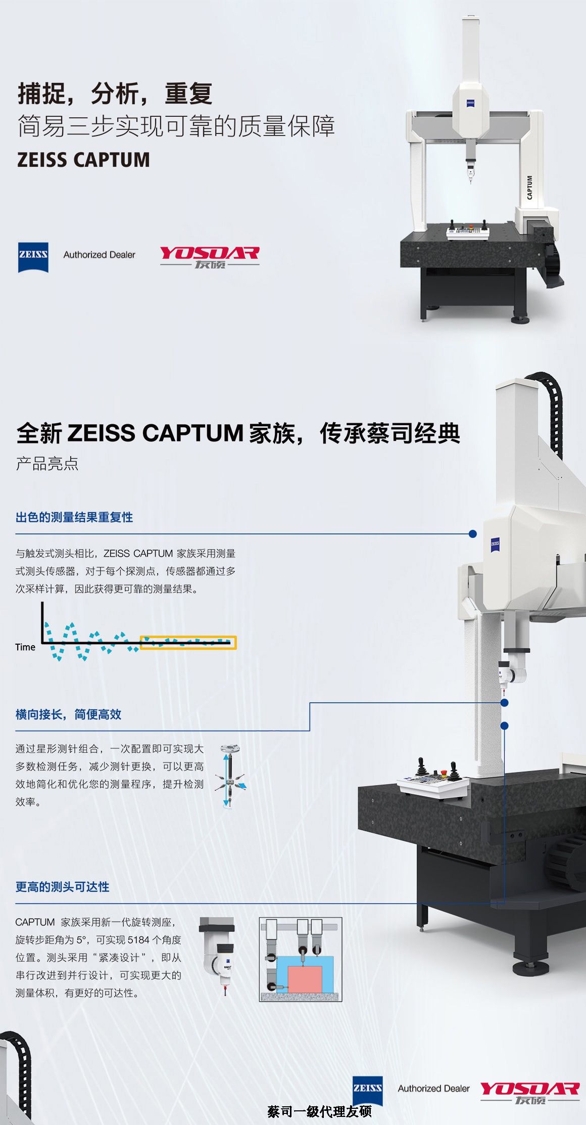 阿勒泰蔡司三坐标CAPTUM